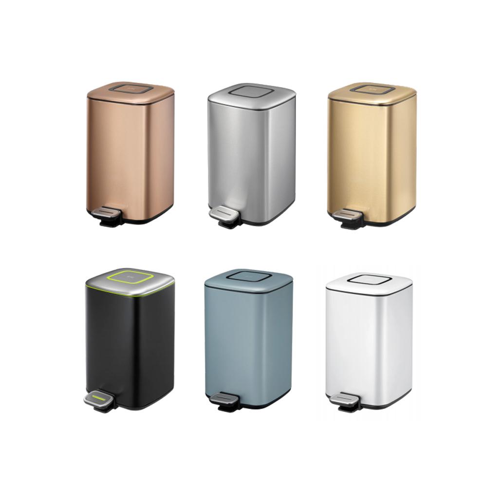 EKO Stainless steel Square with Pedal EKO Bin 20 Liters