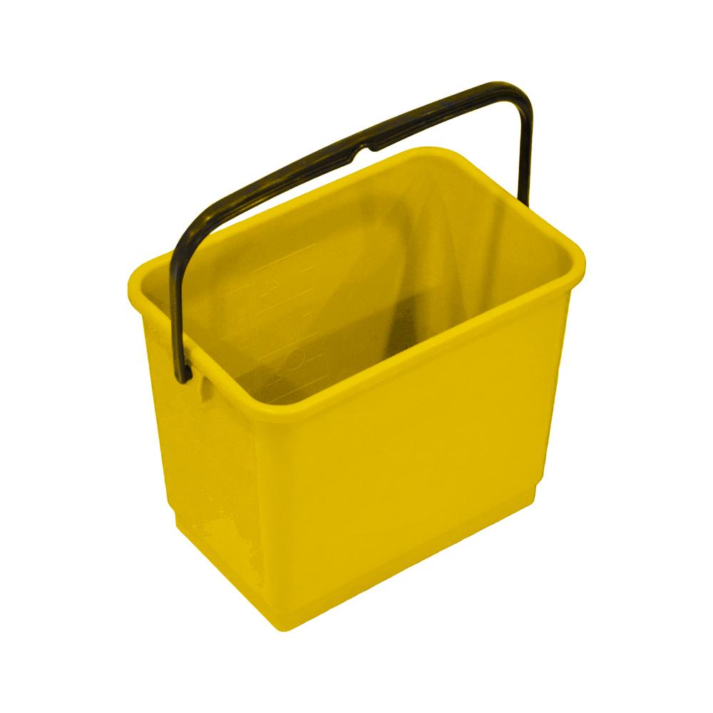 AKC | Plastic Bucket 4 Ltr With Handle | Yellow