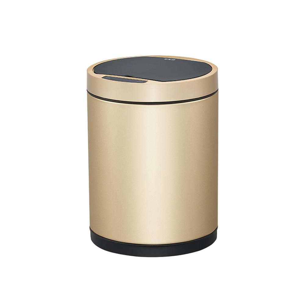 EKO Stainless Steel Sensor Type Round Bin 9 Liters