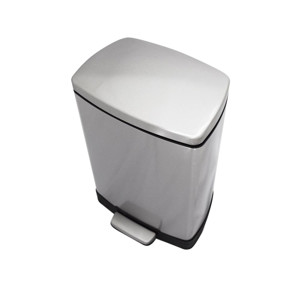 Stainless Steel Rectangle Pedal Bin 12 Liters