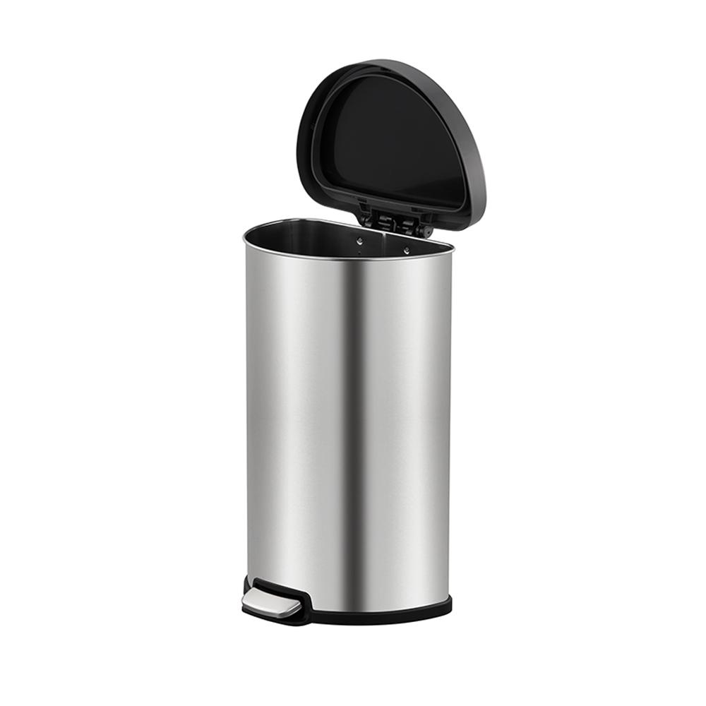 EKO Artistic Round Step Waste Bin with Soft Close Lid 30 Liters