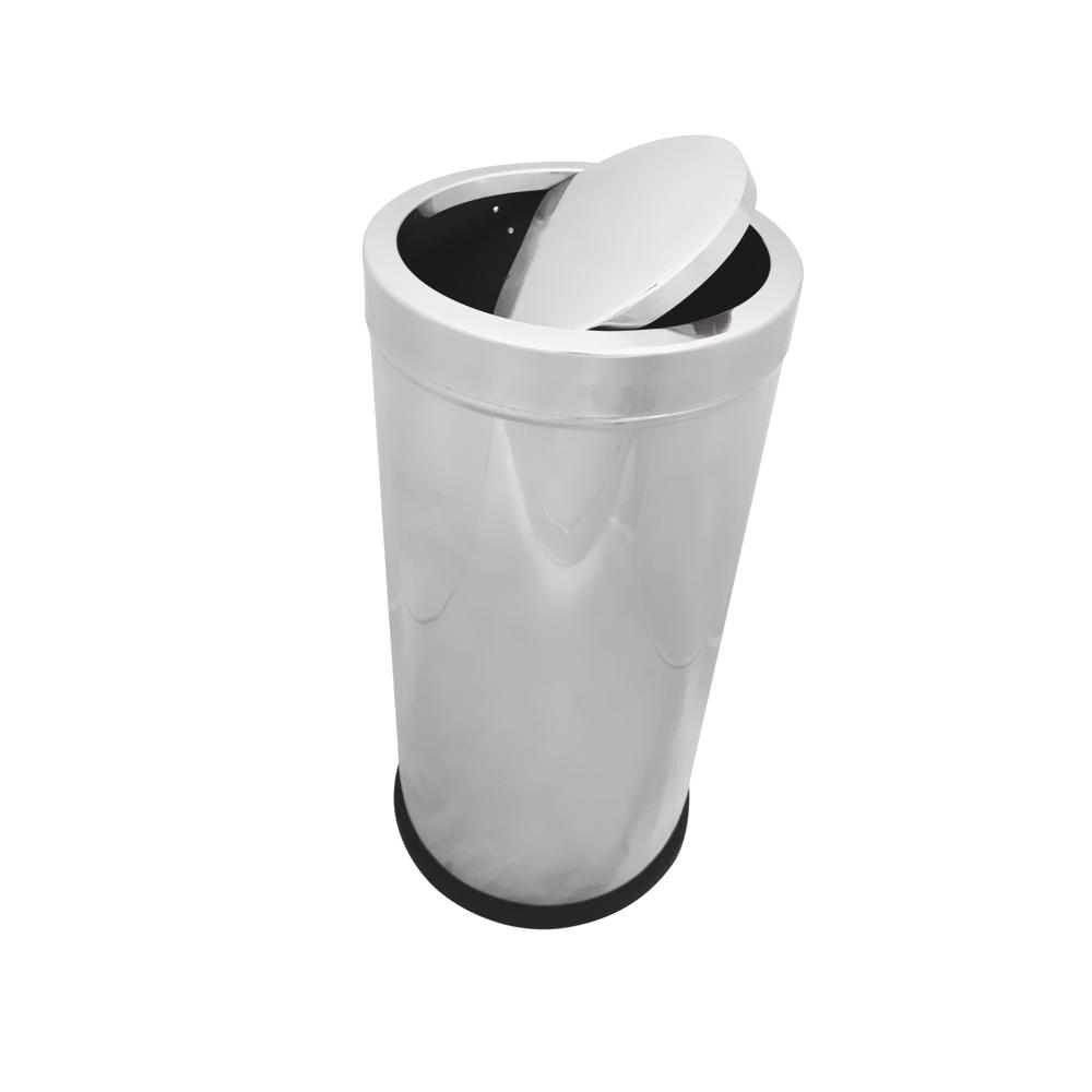 Stainless Steel Lid Type Swing Bin 20 Liters