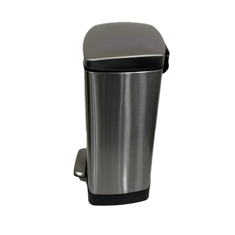 Stainless Steel Rectangle Pedal Bin 12 Liters