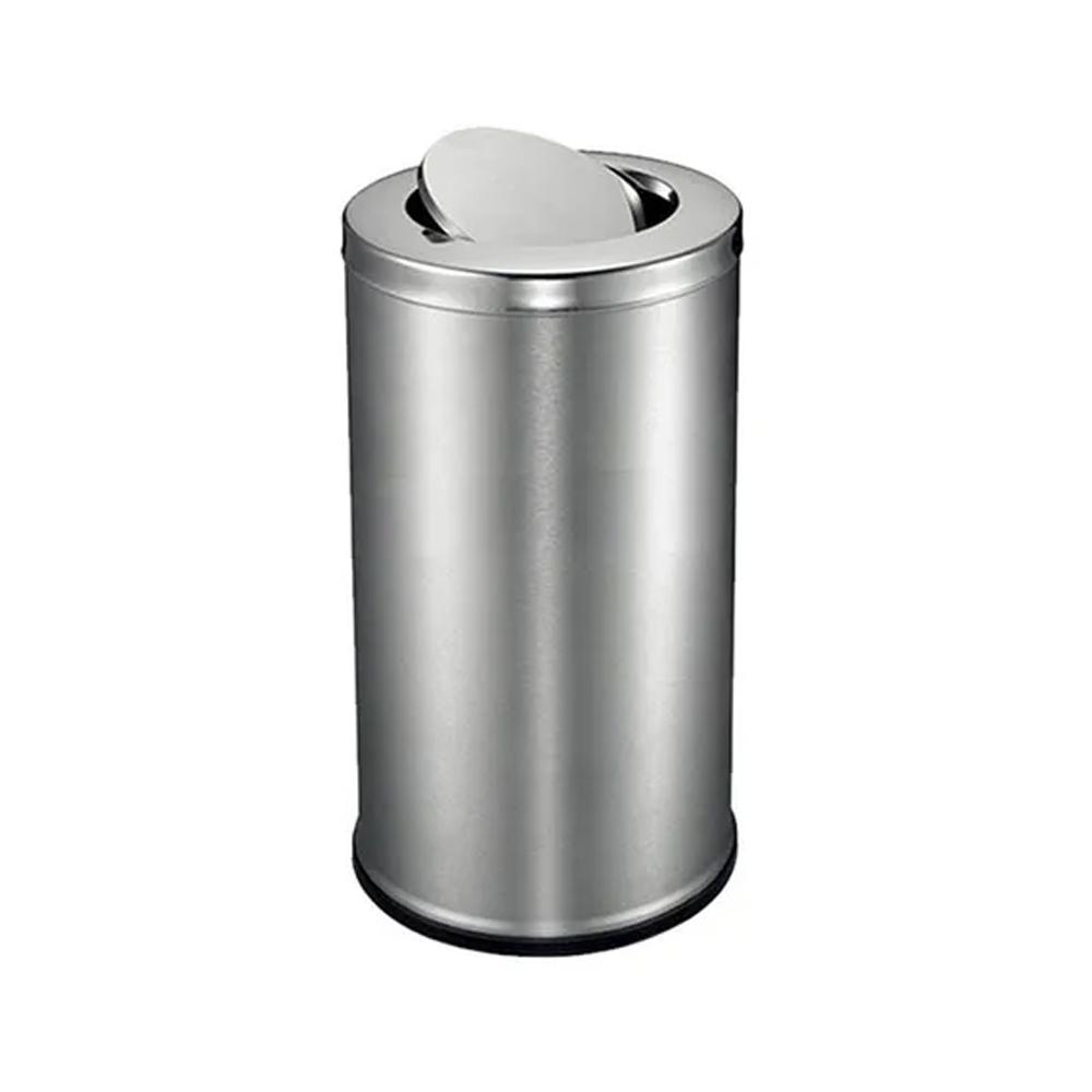 EKO Stainless Steel with Swing Lid Bin 56 Liters