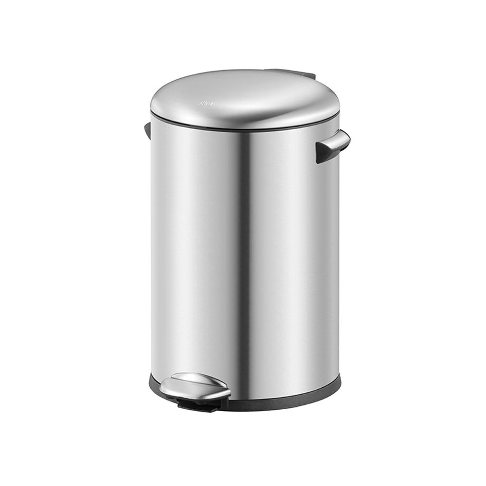 EKO Stainless Steel Heavy Duty Brushed Fingerprint Proof with Pedal Bin 5 Liter